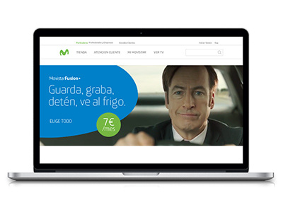 Movistar web strategy