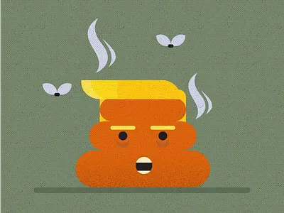 Shithead/Donald Trump america art artist donaldtrump graphicdesign illustration president shithead us vector vectorart