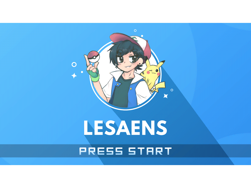 Youtube Intro - Lesaens animation gif motion design motion graphics pokemon youtube youtube intro