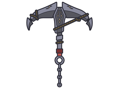 Nautilus Weapon anchor flat gaming illustration league of legends lines nautical nautilus sea simple stroke weapon