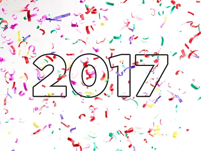 2017 2017 confetti gotham outline text
