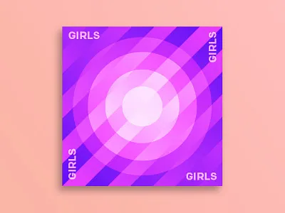 GIRLS / GIRLS \ GIRLS album cover pattern