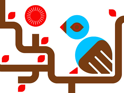 The bird. bitd illustration