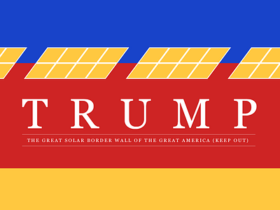 Solar border wall article border wall haircut illustration mexico musk solar trump united states us