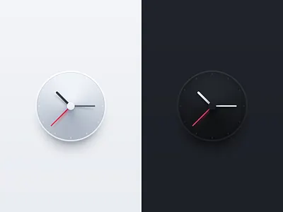 Clock Icons Black&White black clock icons white
