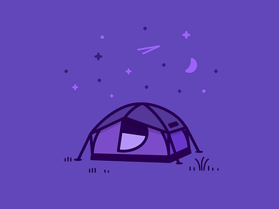 Camping camping explore outdoors space stars tent