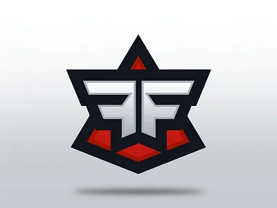 Fluxufy Logo Design arrow esports ff fluxufy gaming logo mascot shard sports type wedge wordmark