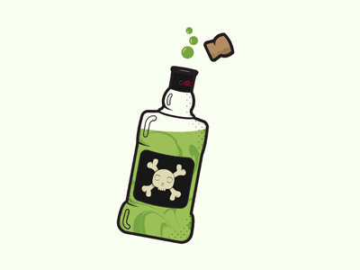 Poison Bottle illustration