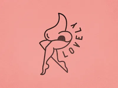 Lovely Smells illustration legs nose