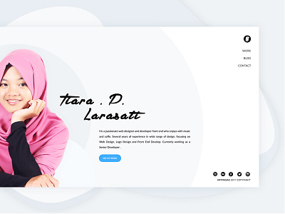 Portfolio Website clean clean website monochrome personal personal website portfolio portfolio website ui uiux ux website