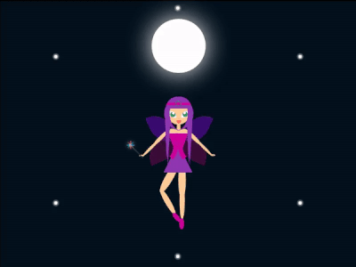 CSS Fairy animation css design flat illustration