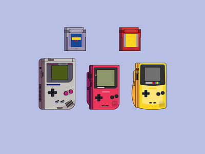 Gameboys color console game gameboy gaming generations icon nintendo nostalgia oldschool retro videogames