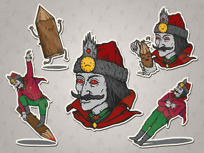 vlad impaler sticker vampire vlad