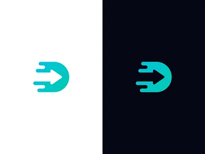 Direct Logo arrow corporate d direct identity logo mark symbol