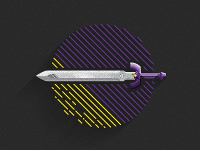 Master Sword flat illustrator master sword vector weapons zelda