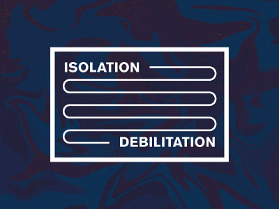 Isolation -> Debilitation lcbc marble minimal purpose driven life rick warren typography