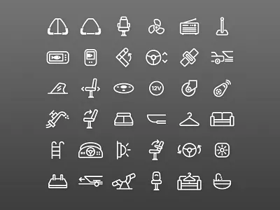 Legend Boats - Icon Set graphic design icons icon legend boats design set