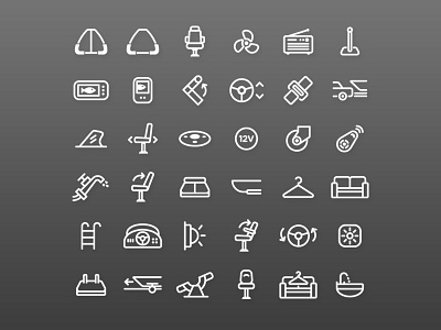 Legend Boats - Icon Set graphic design icons icon legend boats design set