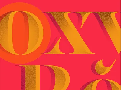 Channeling Summer in the dead of Winter. branding endless serif stencil summer typography