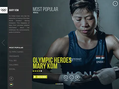 olympics screen second