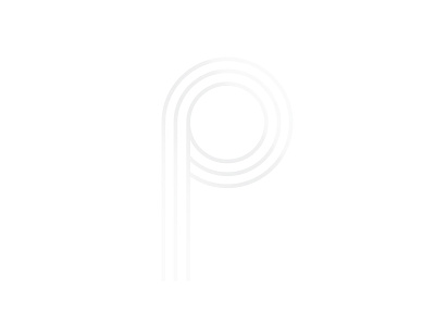 P challenge community letter letterform lines p slack