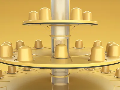 Nespresso Expertise 3d advertising animation cgi color motion render video