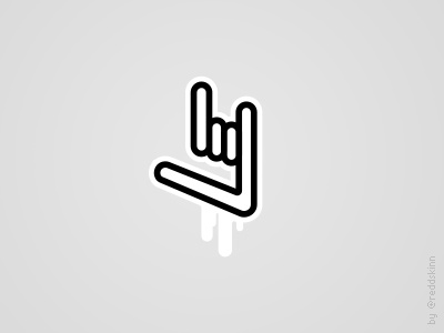 Yeah! hand music rock y yeah