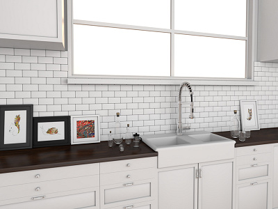 Kitchen Design 3d cinema 4d physical render