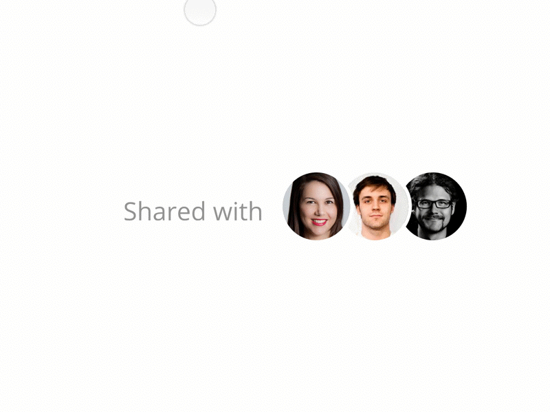 Shared with animation avatars gif principle share ui