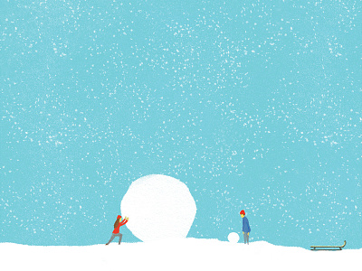More snow fun illustration snow
