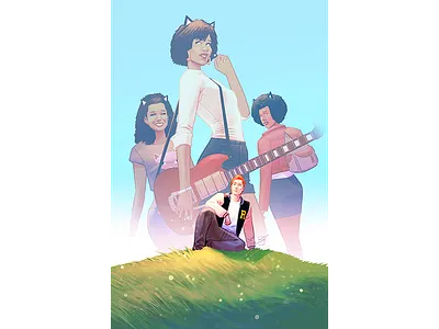 CW Riverdale tie-in comic cover archie colour comics cover cw illustration tv variant