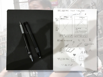 Instagram Redesign Sketches ig instagram irs photo photography redesign ui ui design