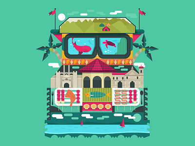 Cebu illustration vector