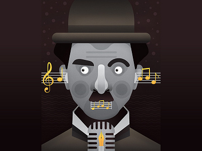 Teaching Silence How to Sing illustration vector