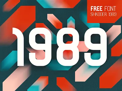 SHKODER 1989 – FREE TYPEFACE albania font free font freebie illustration letter font type logo branding pattern shkoder 1989 typeface typography