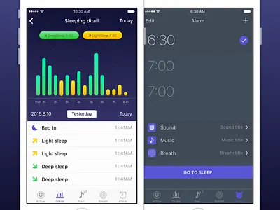 Sleep measurement App