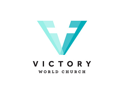 Victory World Church Logo Design branding church cross identity logo logo design portfolio religion