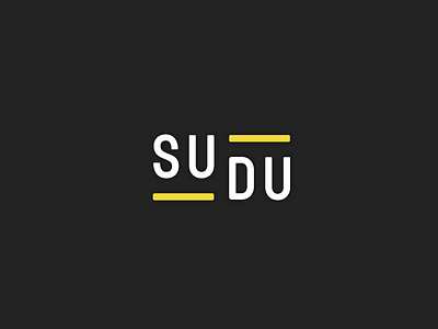 Sudu / manufacture / logo design 2d black branding clean logo flat logo geometric logo geometry kharkiv kharkov logo logo designer manufacture logo minimal logo modern logo new york simple logo ukraine white yellow yellow logo