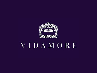 Vidamore Logo bed logo luxury