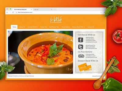 Bur Al Hickman Website hospitality website hotel interaction design restaurant restaurant website ui design web design website website design