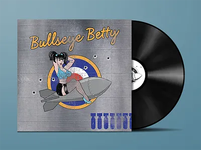 Bullseye Betty airplane album betty bomb bomber bombshell bullseye cover vinyl