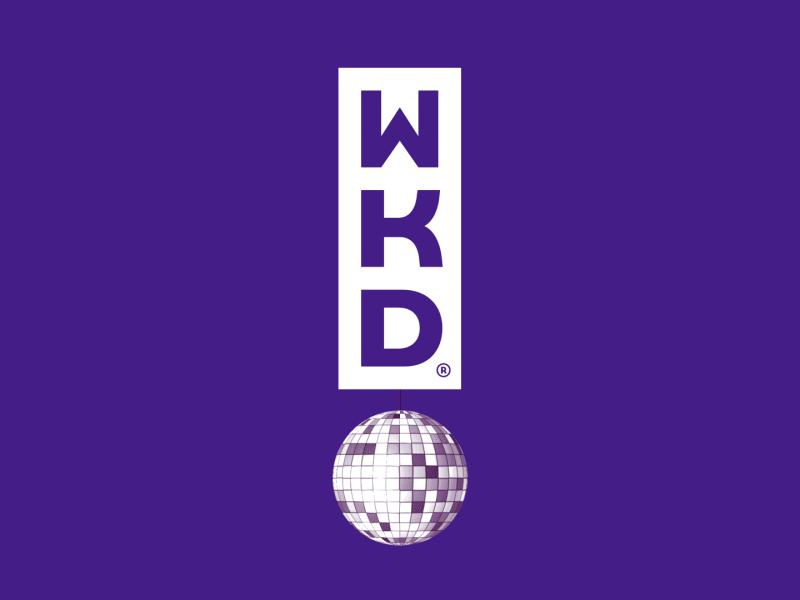 WKD Social animation gif mirrorball seizure social wkd