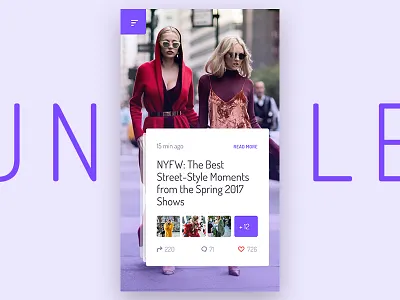 Unveile Preview app ecommerce mobile reader sketch social template ui ui kit unveile user interface vintage