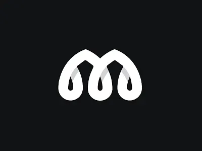 M black design font letter lettering line m marks monogram skecth type typography