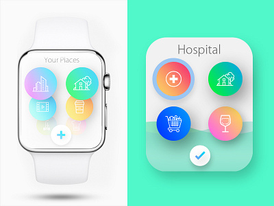 Green Watch App android app apple design interaction interface ios ui user ux watch wearable