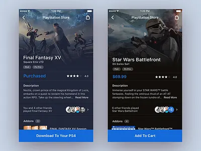 Quickie #2 cart game playstation shop store ui