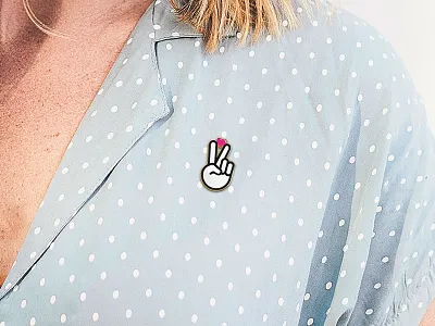 Peace Love Pin charity love naacp peace pin swag you with us youwithus