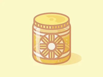 Pablo Honey atlanta creep flower honey illustration jar josergil pablo radiohead yellow