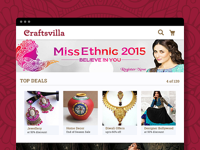 Craftsvilla Web Portal designagency designcoz designstudio ecommerce ethnicwear uidesign uxdesign