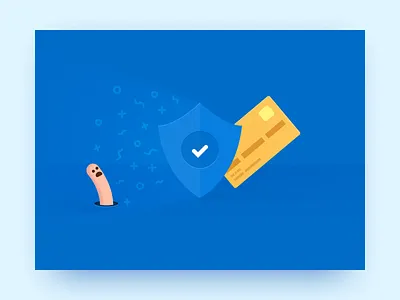 Verification card id illustration jumio payment shield verification verify worm